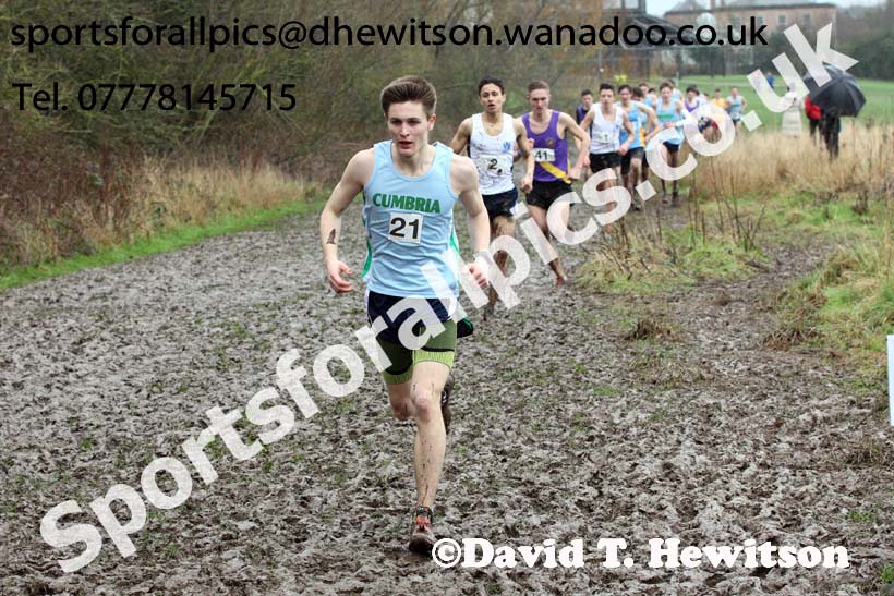 Senior boys Northern Inter Counties Schools Cross Country, Stockton. Photo: David T. Hewitson/Sports for All Pics